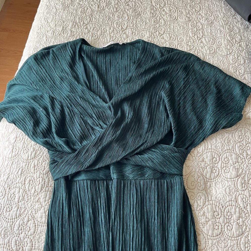 Floret Studios Green Dress